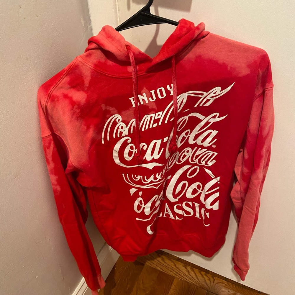 Coca Cola bleached hoodie